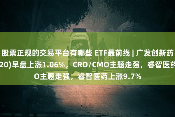 股票正规的交易平台有哪些 ETF最前线 | 广发创新药ETF(515120)早盘上涨1.06%，CRO/CMO主题走强，睿智医药上涨9.7%